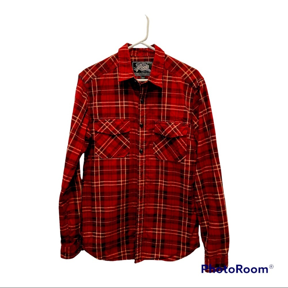 Roots | Red Plaid Cotton Shirt